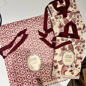 Sezane holiday gift paper bags